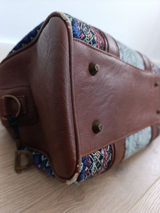 Bolso Desigual Marrón y Multicolor