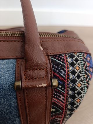 Bolso Desigual Marrón y Multicolor