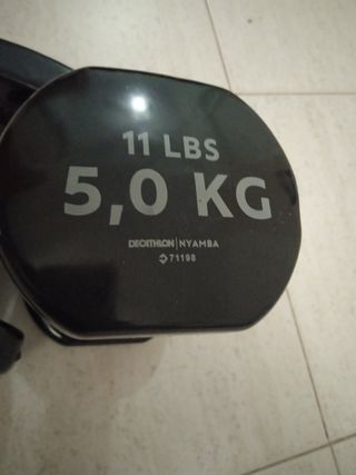 Manubri Decathlon da 5 kg (11 libbre)