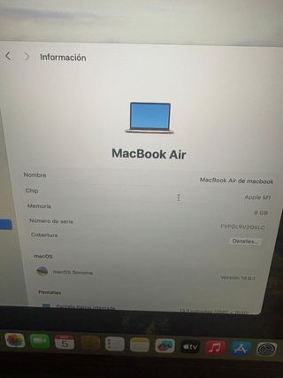 MacBook Air 13 M1 (2020) Oro rosado