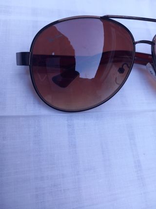 Gafas de sol aviador marrones