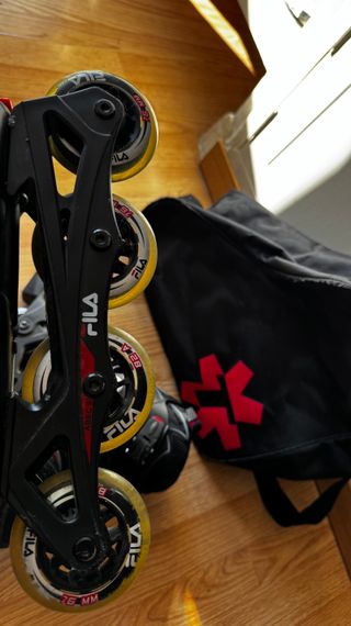Patines Fila Ajustables Talla 32-35 + Protecciones