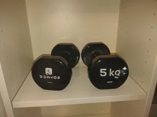 Manubri DOMYOS da 5 kg (11 libbre)