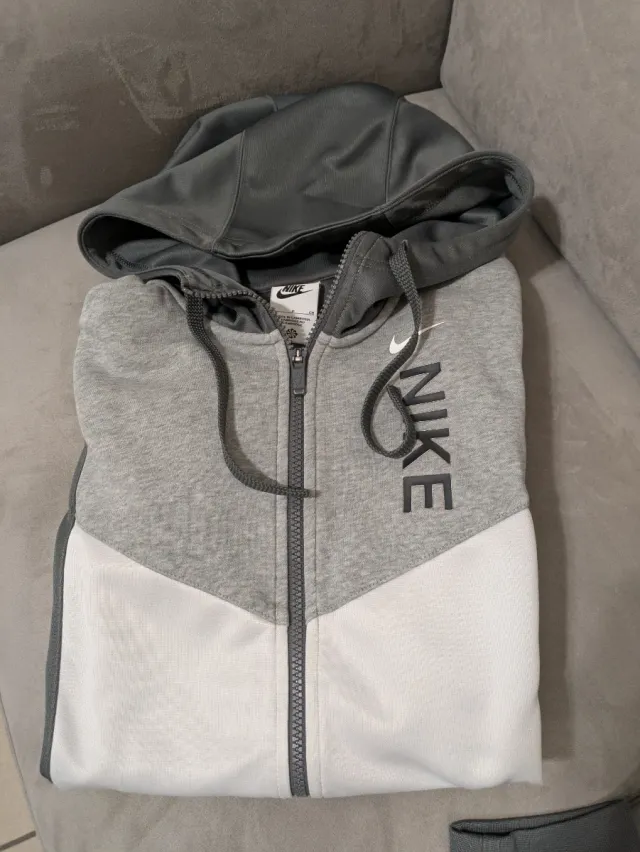 Tuta Nike uomo grigio/bianco S/XS acetata