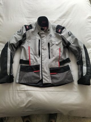 Chaqueta de moto ARMURE Negra y Gris