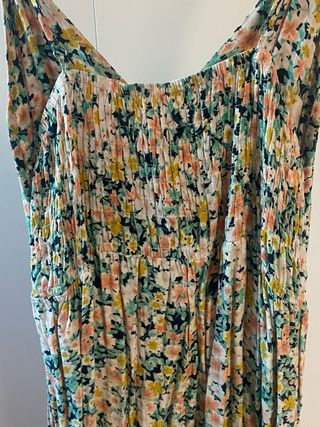 Vestido estampado floral mujer