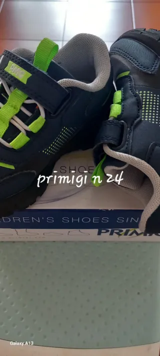 Primigi Scarpe Bambino Blu/Verde Tg 24