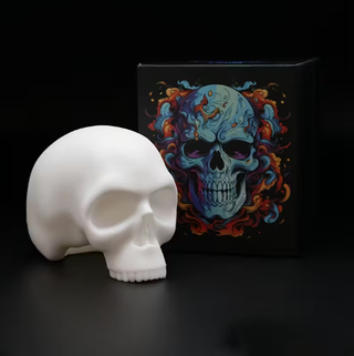 Teschio Silicone Ultra Realistico Tattoo Tatuaggi