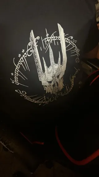 Camisetas Negras Diseño Sauron