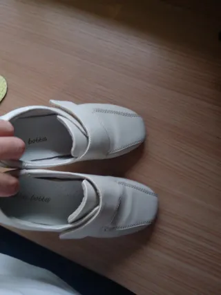 Zapatos comunión niño Bubble Bobble blancos