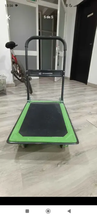 Carro Transporte Plataforma Standers Dobrá 300kg