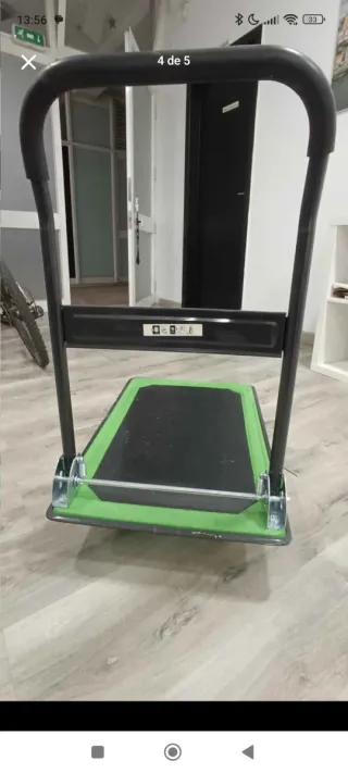 Carro Transporte Plataforma Standers Dobrá 300kg