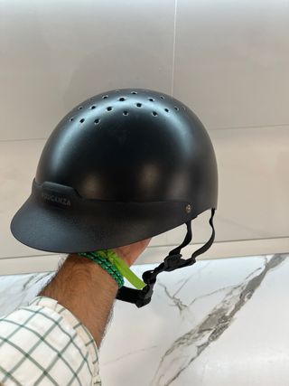 Casco Hípica Fouganza Decathlon Negro