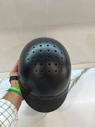 Casco Hípica Fouganza Decathlon Negro