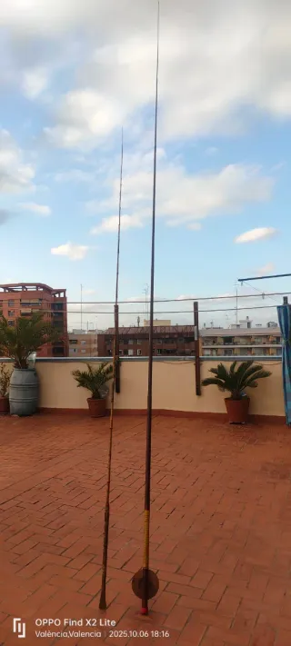 Cañas de pesca Bambú y Carbono