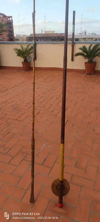 Cañas de pesca Bambú y Carbono