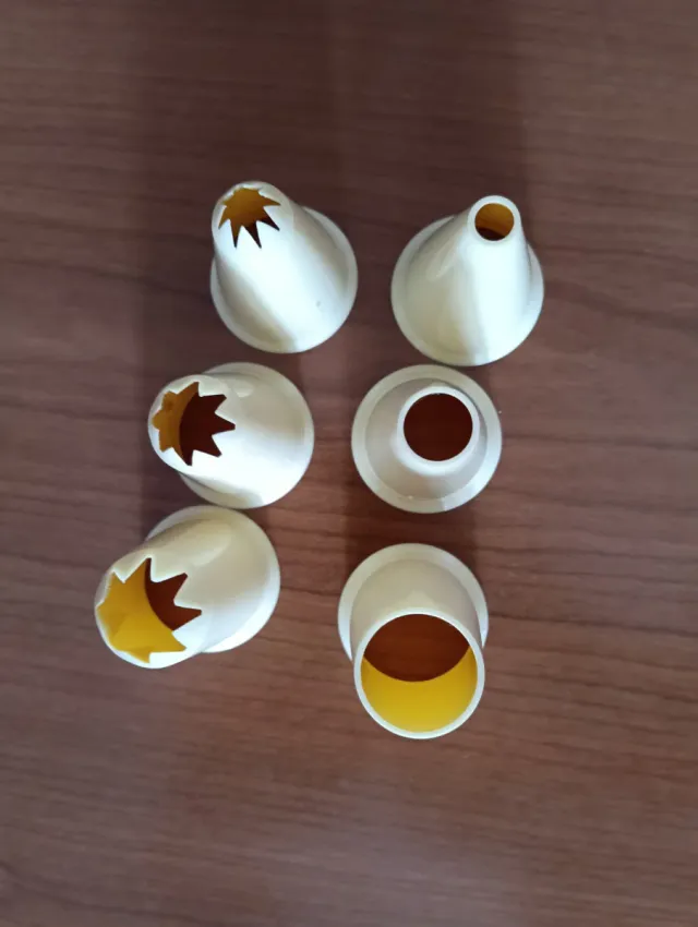 6 Boquillas para manga pastelera