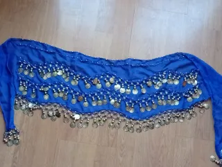 Pañuelo Danza Vientre Azul