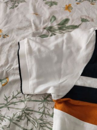 Polo Ben Sherman Rayas Azul Naranja Blanco