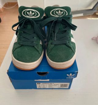 Zapatillas Adidas Campus Mujer Verde