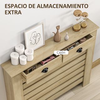 Cubreradiador de madera