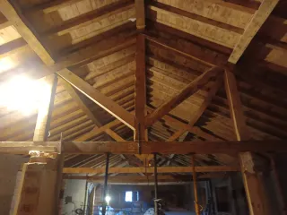 Arenadora a presión con compresor, manguera 100 mt