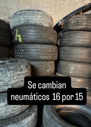 Cambio neumáticos 16 por 15