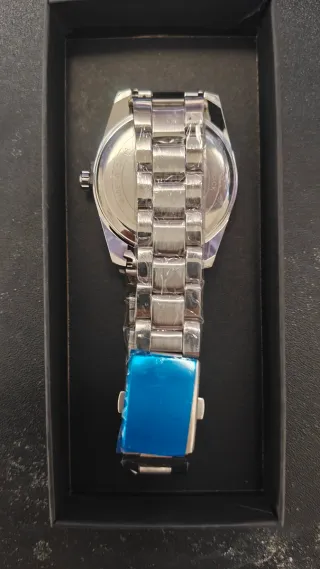Reloj Donosti Cuarzo Verde y Plateado