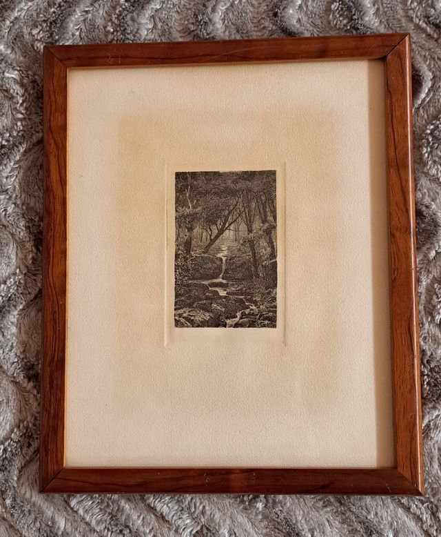 Arroyo - acquaforte di Tomás Campuzano y Aguirre