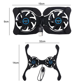 VENTILADOR USB DOBLE para Portátil / Consola