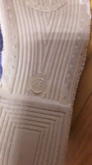 Alpargatas azules con cordones T46