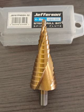 Broca escalonada Jefferson 4-32mm HSS-M2