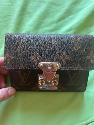 Monedero Louis Vuitton Marrón y Dorado
