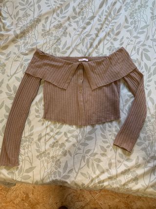 Camisa Bershka manga larga talla L