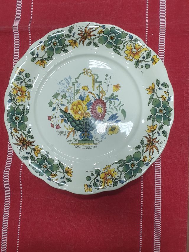 Plato Cartuja de Sevilla 34cm