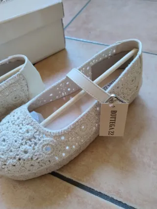 Bottega 22 Ballerine Traforate Beige