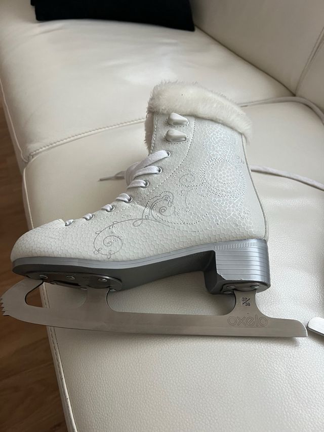 Patines de hielo blancos talla 37/38