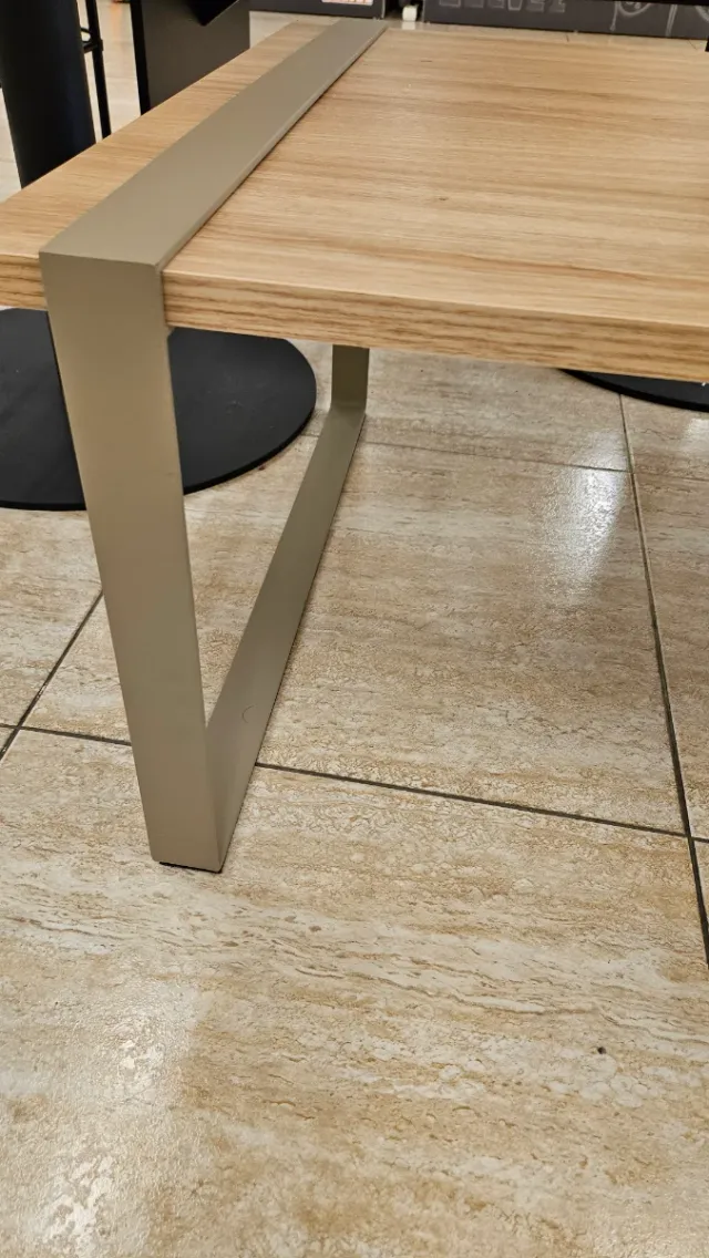 Mesa de centro madera y metal