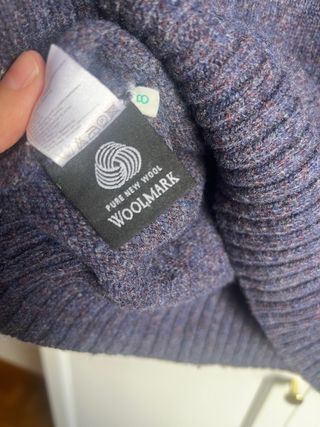Jersey Lacoste azul marino y morado
