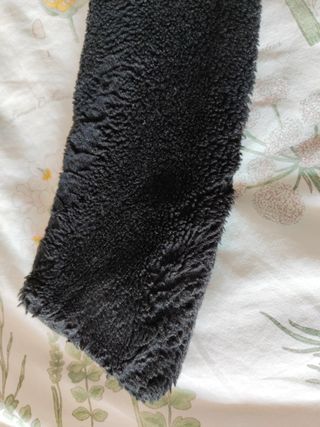 Cazadora de piel auténtica negra