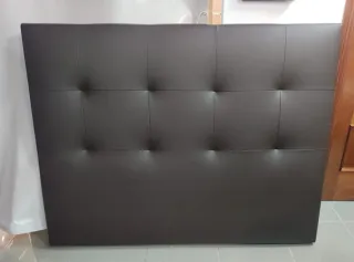 Cabecero Cama 150cm Polipiel Gris