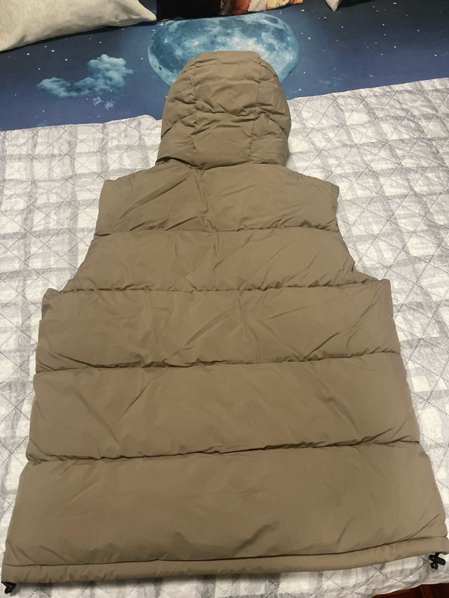 Gilet uomo con cappuccio nuovo beige