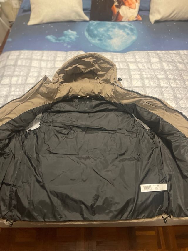 Gilet uomo con cappuccio nuovo beige