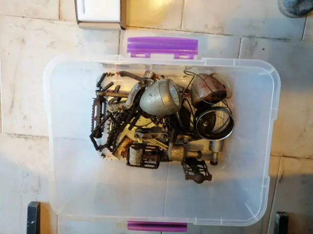 Bicicleta de varillas para restaurar