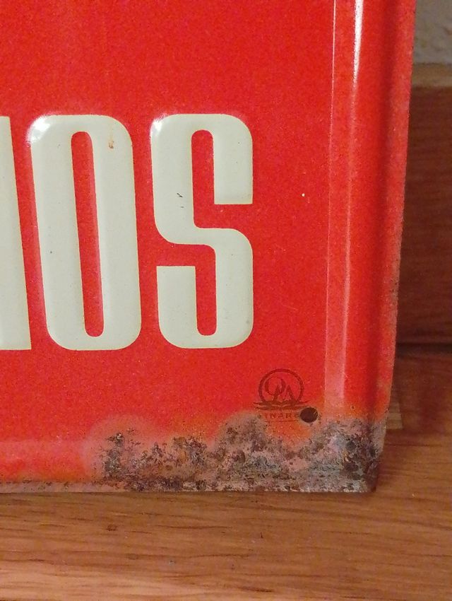 Antigua Chapa Publicitaria Publicidad  Bioter