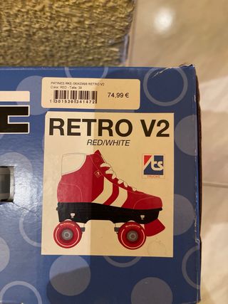 Patines Retro 4 Ruedas Talla 39