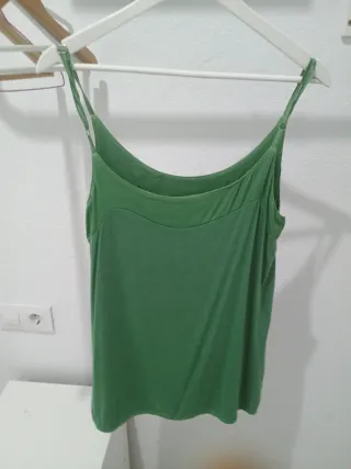 Camiseta tirantes verde
