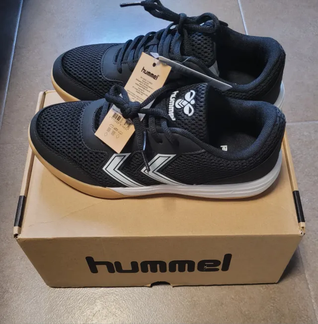 Zapatillas Hummel Talla 39 Negras Blancas