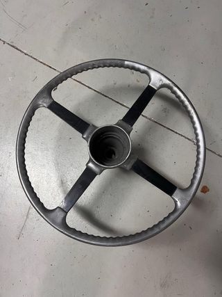 Volante clásico coche