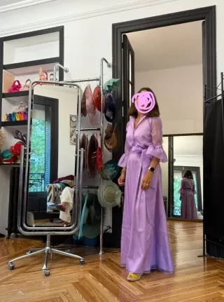 Precioso conjunto falda organza para boda